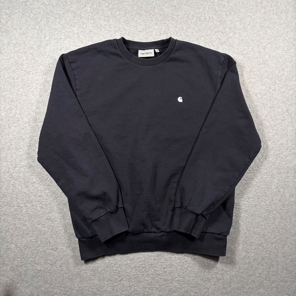 Carhartt WIP Madison Sweatshirt Mens Medium Dark Navy Crewneck Pullover